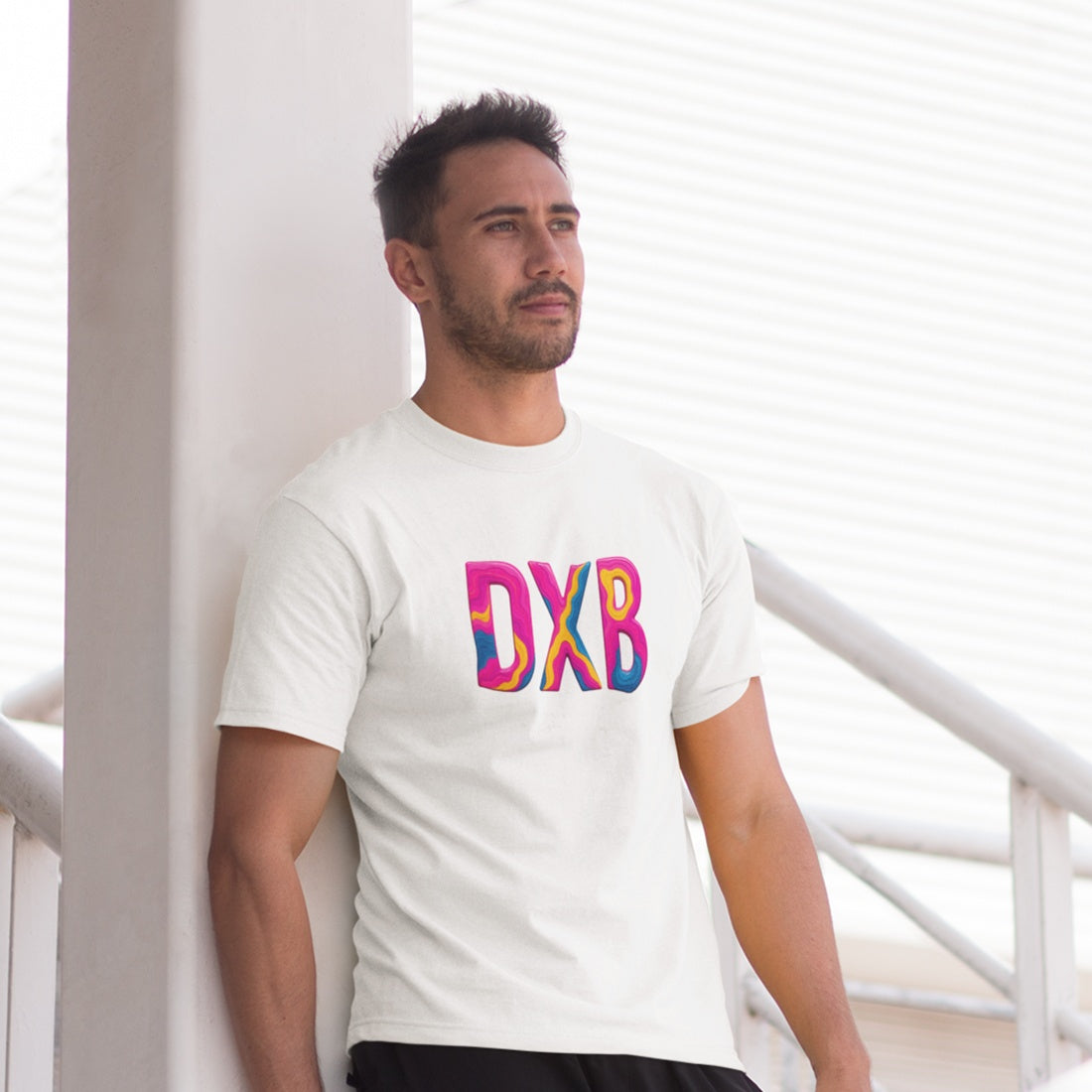 Herren T-Shirt - DXB Airport – Premium