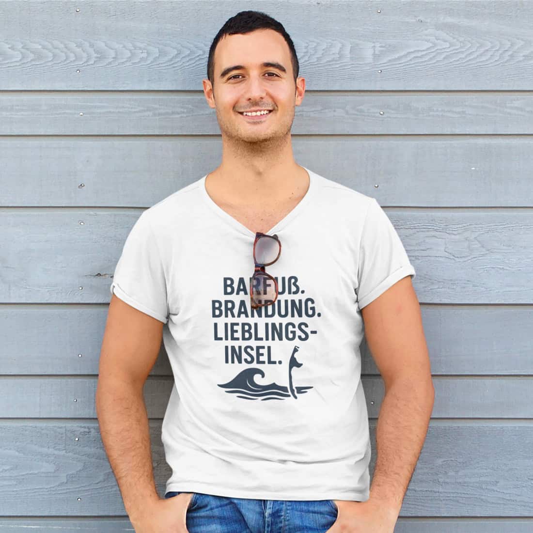 Herren T-Shirt - Lieblingsinsel SYLT – Premium