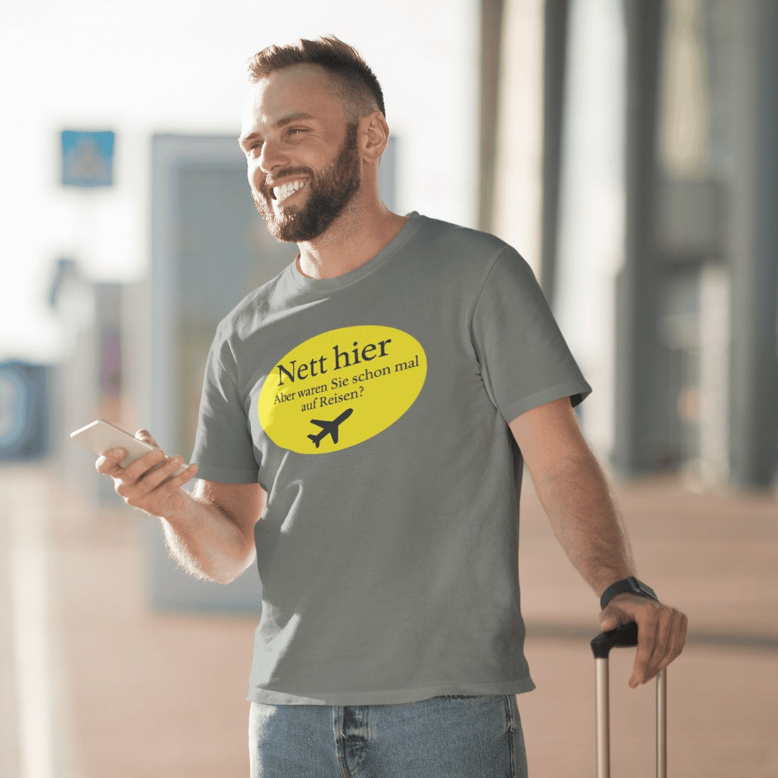 Herren T-Shirt - Nett Hier Reisen - Premium