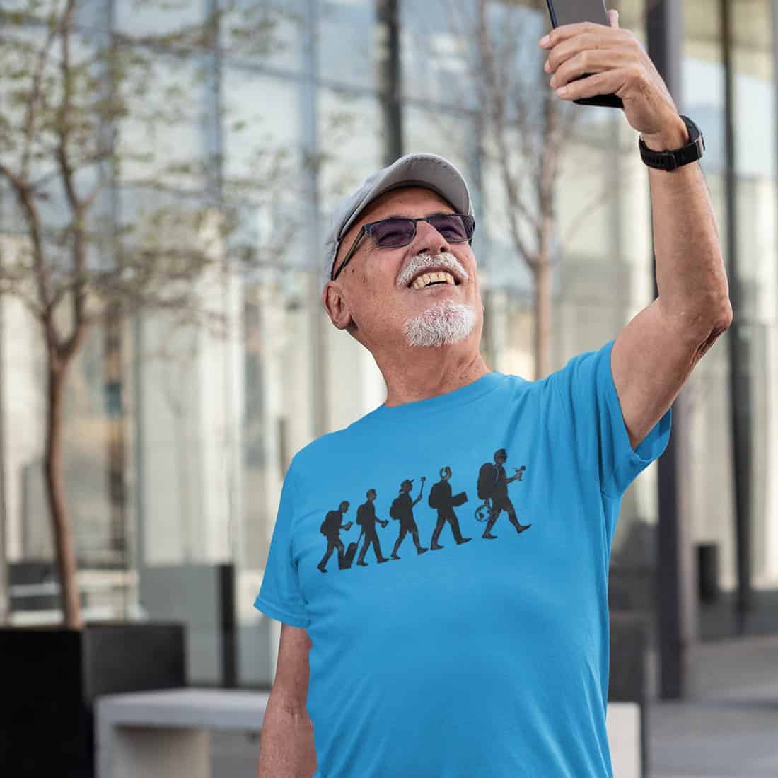 Herren T-Shirt - Tourist Evolution - Premium