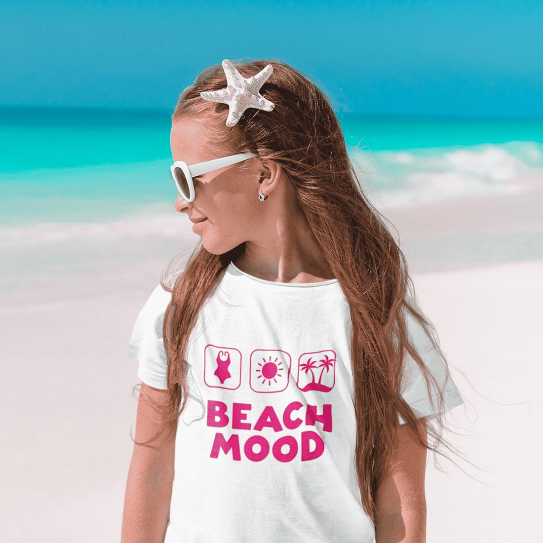 Mädchen T-Shirt - Beach Mood - Premium