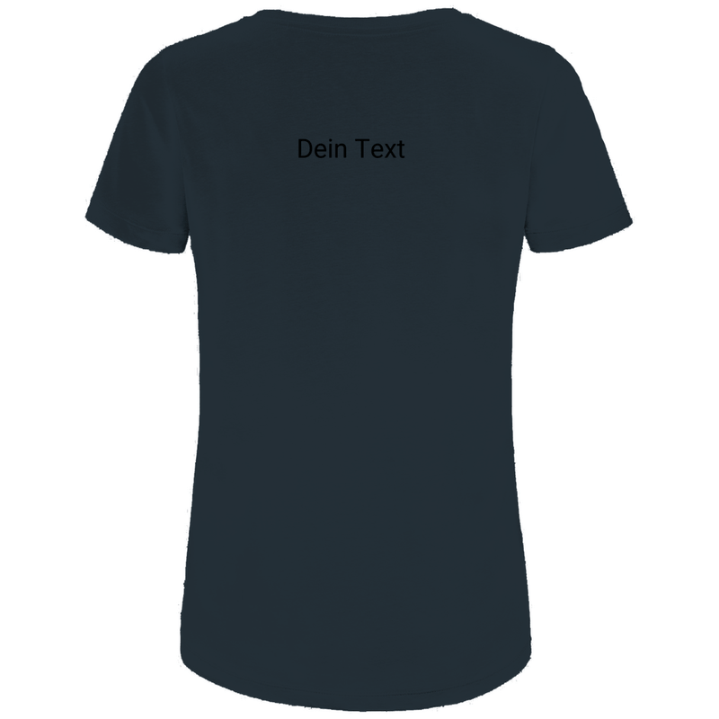 TShirt für Damen, personalisierbar mit Foto und kurzem Text. Stoff-Farbe: Dark Grey. Fernweh zum Anziehen? travelPrint4U.de