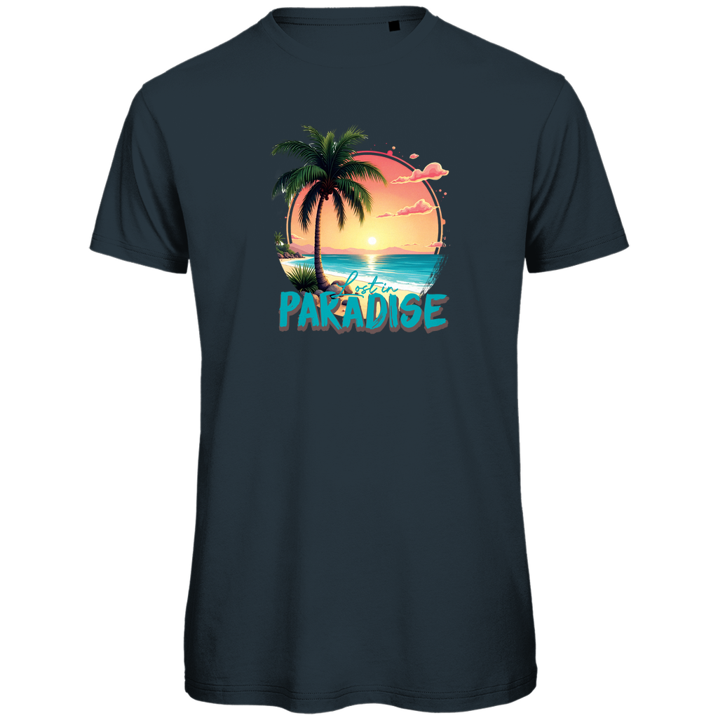 tshirt-herren_dark-grey-solid_lost-in-paradise-print
