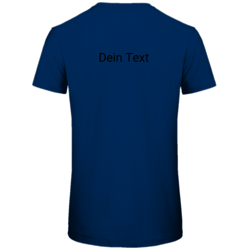 TShirt für Herren, personalisierbar mit Foto und kurzem Text. Stoff-Farbe: Navy. Fernweh zum Anziehen? travelPrint4U.de