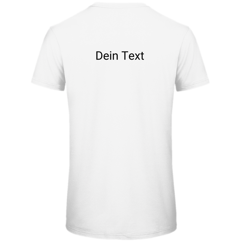 TShirt für Herren, personalisierbar mit Foto und kurzem Text. Stoff-Farbe: White. Fernweh zum Anziehen? travelPrint4U.de