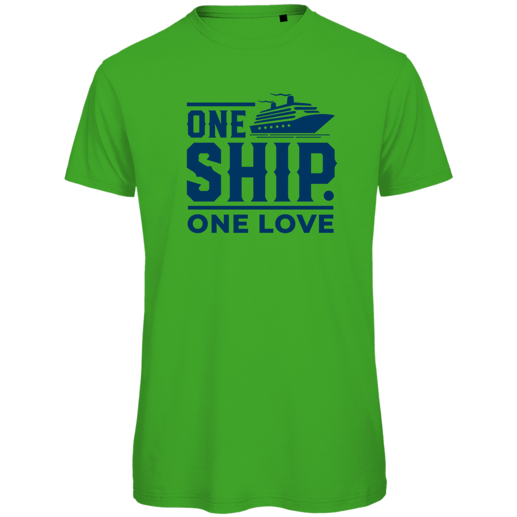 tshirt-herren_real-green_one-ship-one-love-print