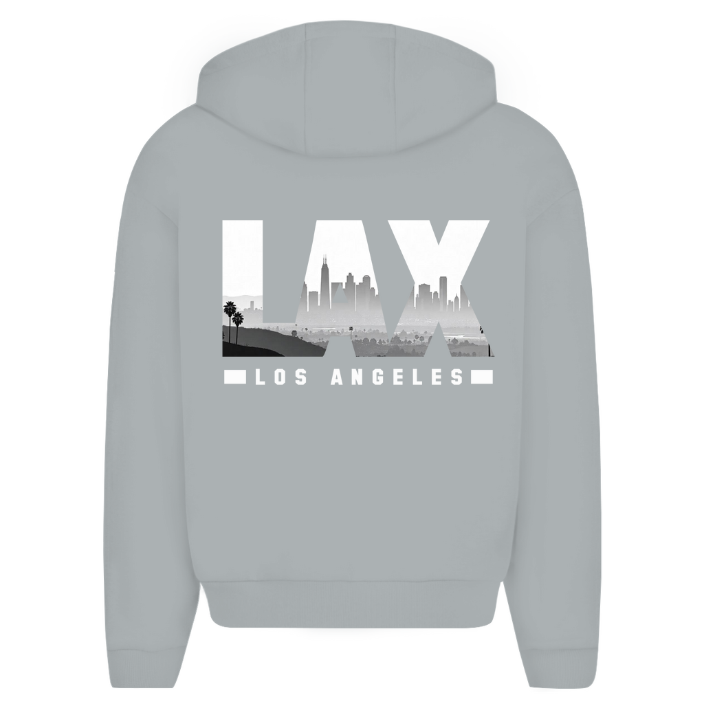 zip-hoodie-herren_oversize_lax-airport-code-los-angeles_light-asphalt_back
